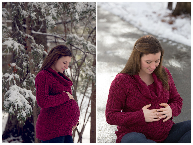 CT Maternity Snow Photograph